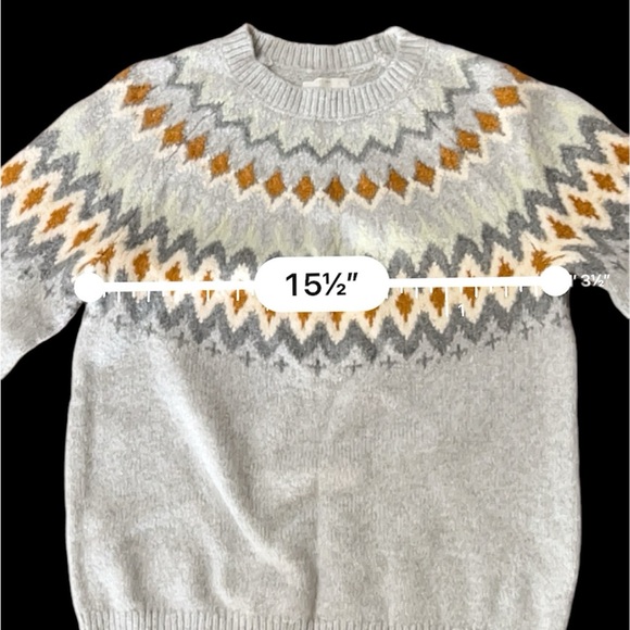 LICKY BRAND FAIR ISLE PULLOVER SWEATER I
Lucky Brand- Size XS - Picture 7 of 8
